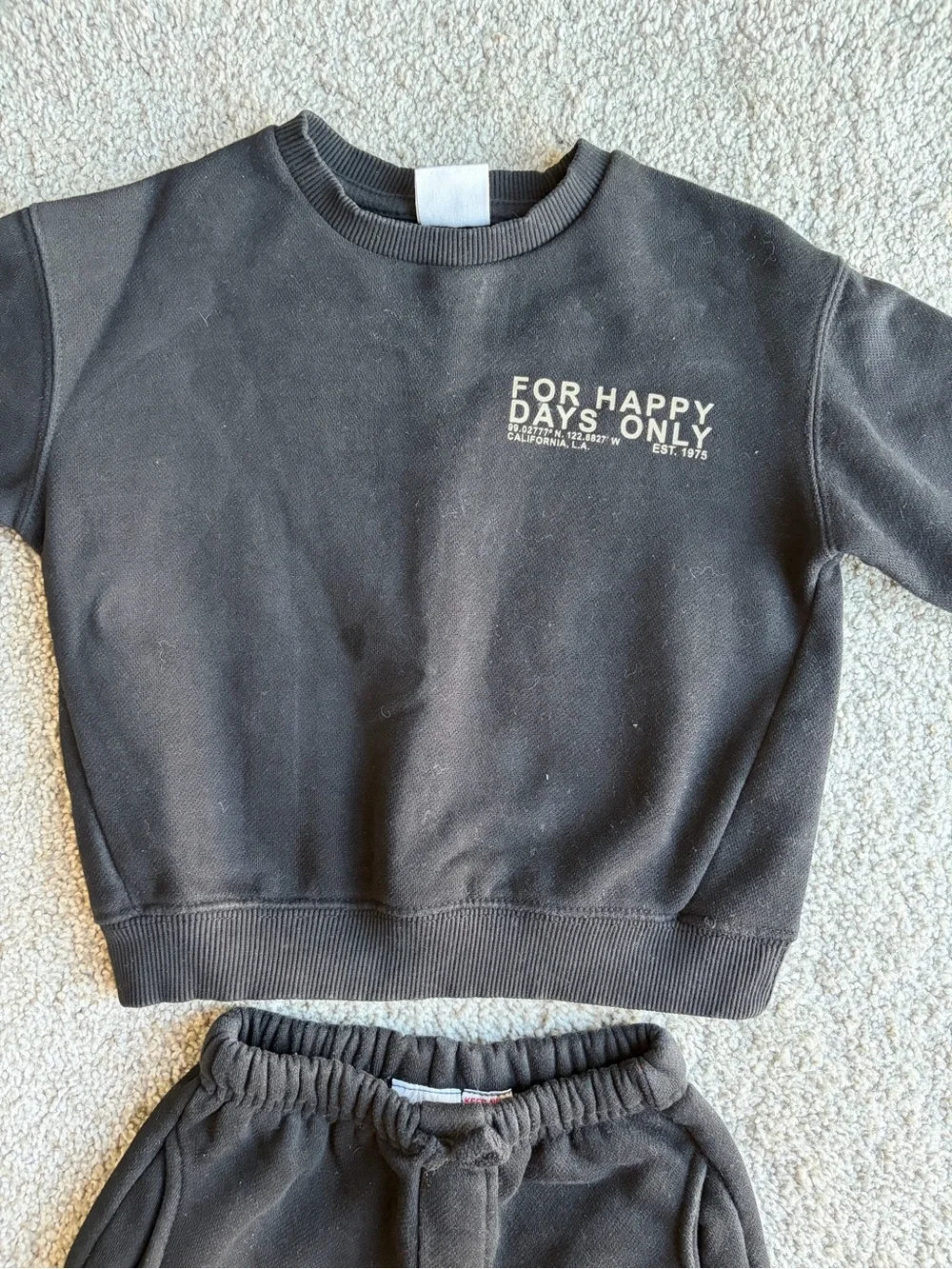 Zara Black Kids Sweatpants - Cozy Jogger Style
